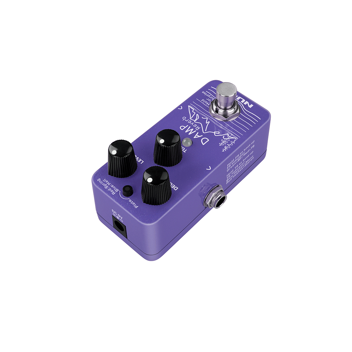 NUX Damp Reverb | Mini Guitar Effects Pedal | NRV-3 | MNU DAMP-REVERB