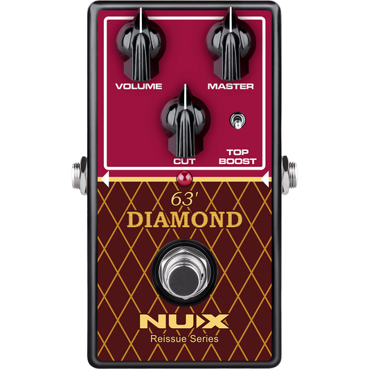 NUX Diamond 63 Overdrive Pedal | British Type Analog AC-30 Sound