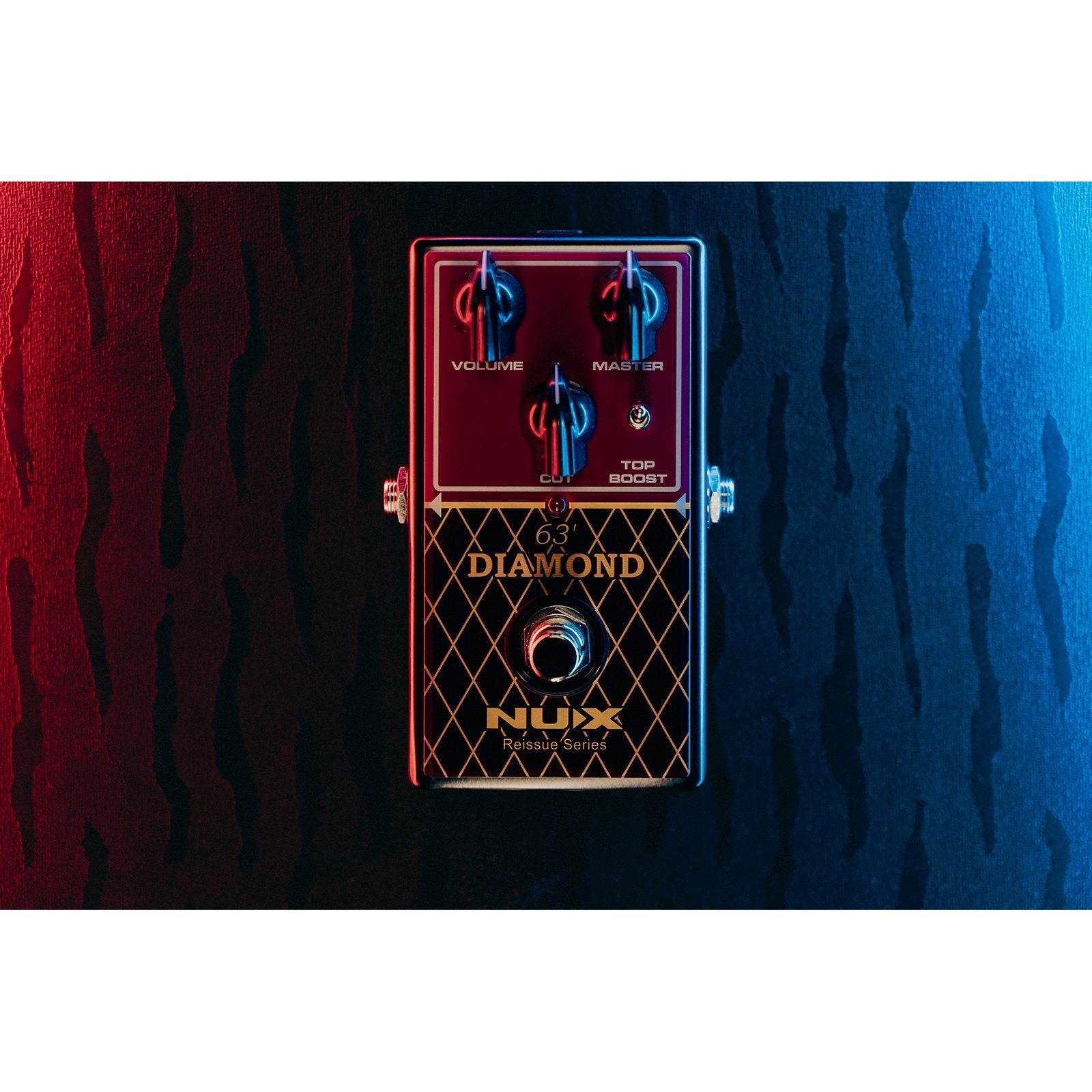 NUX Diamond 63 Overdrive Pedal | British Type Analog AC-30 Sound