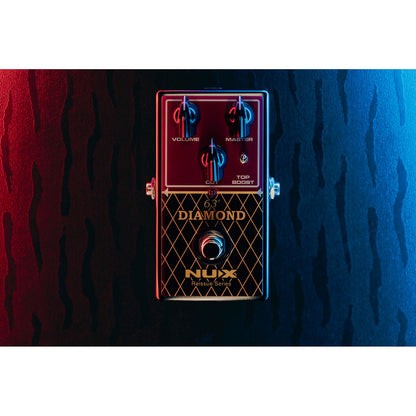 NUX Diamond 63 Overdrive Pedal | British Type Analog AC-30 Sound
