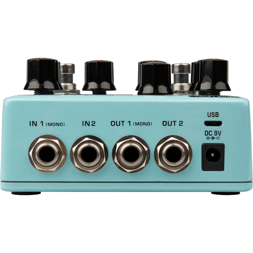 NUX Duotime Stereo Delay by NUX | Independent Time/ Subdividsions | MNU DUOTIME by NUX | NDD-6