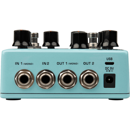 NUX Duotime Stereo Delay by NUX | Independent Time/ Subdividsions | MNU DUOTIME by NUX | NDD-6