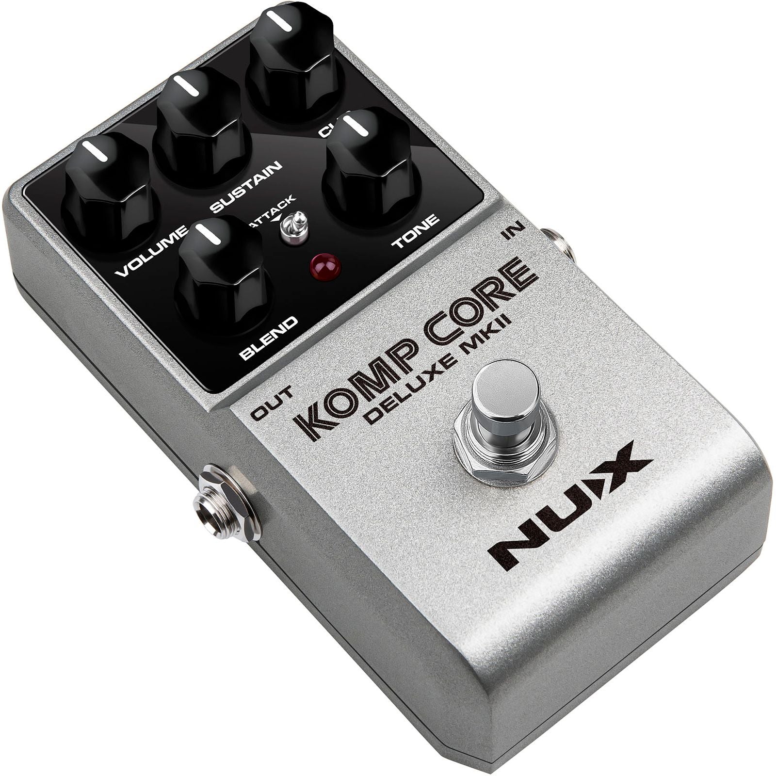 NUX Komp Core Deluxe MK2 Compressor Pedal for Guitar | Suitable for Bass and Keyboard