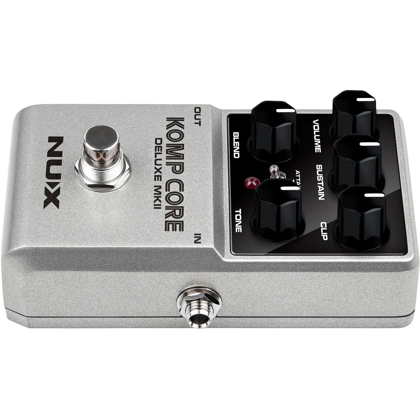 NUX Komp Core Deluxe MK2 Compressor Pedal for Guitar | Suitable for Bass and Keyboard