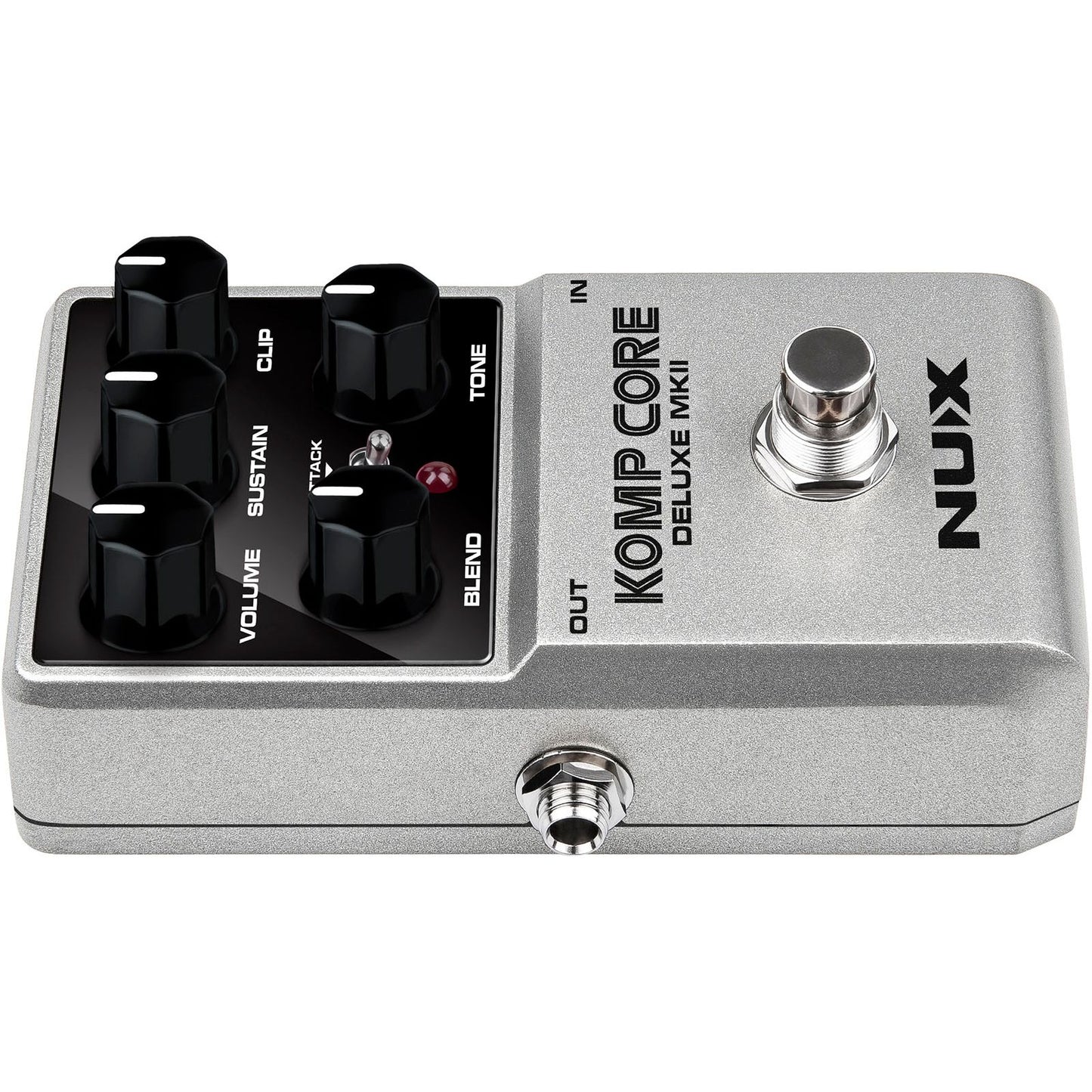 NUX Komp Core Deluxe MK2 Compressor Pedal for Guitar | Suitable for Bass and Keyboard