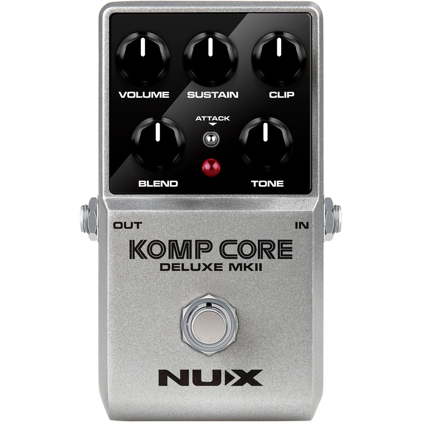 NUX Komp Core Deluxe MK2 Compressor Pedal for Guitar | Suitable for Bass and Keyboard