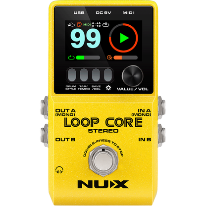 NUX Loop Core Stereo | Guitar Looper Pedal