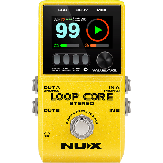 NUX Loop Core Stereo | Guitar Looper Pedal