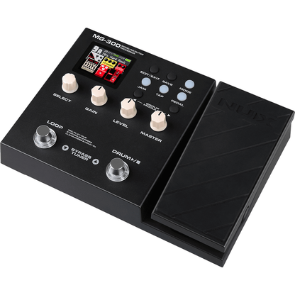 MG300 Modeling Guitar Processor by NUX | Built in Impulse Responses | Hundreds of Effects options including Distortion, Reverb, Chorus, Phaser and Tremolo | Expression Pedal
