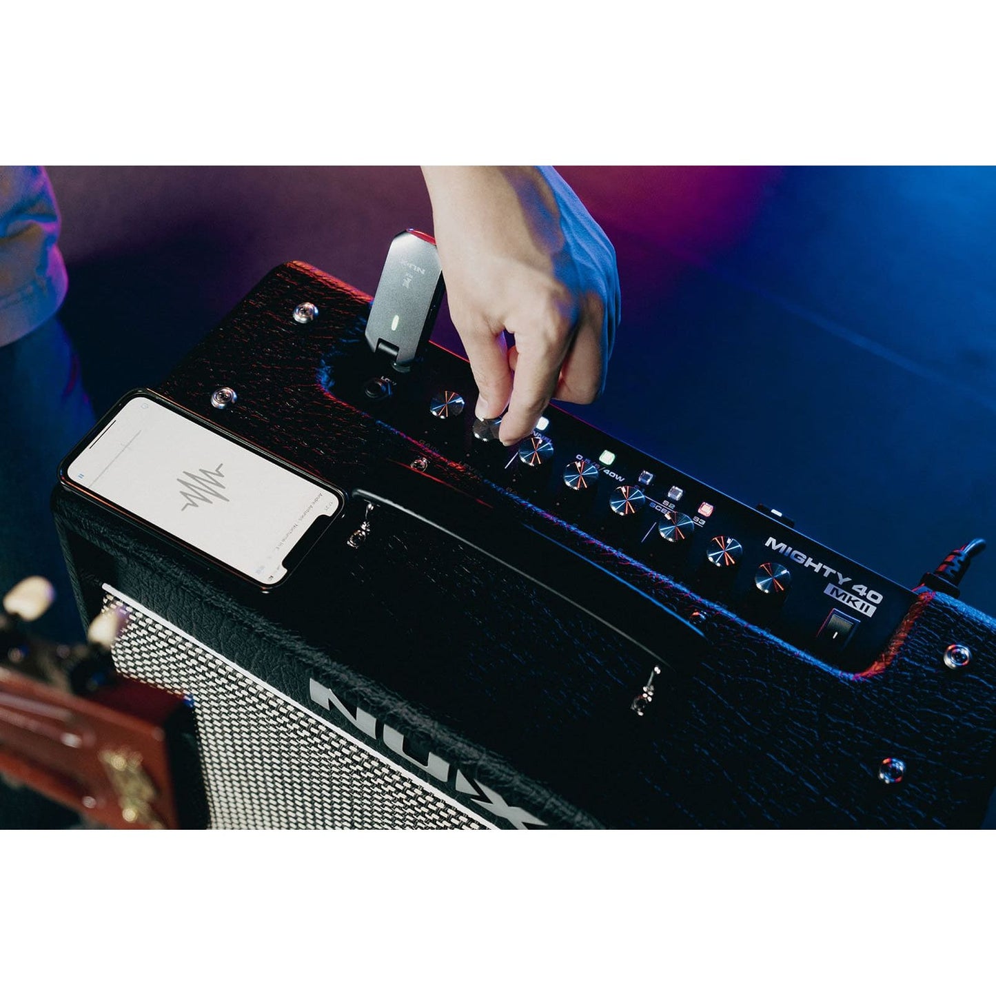 NUX Mighty40 MK2 | 40 Watt Electric Guitar Amplifier | Bluetooth and USB Connectivity