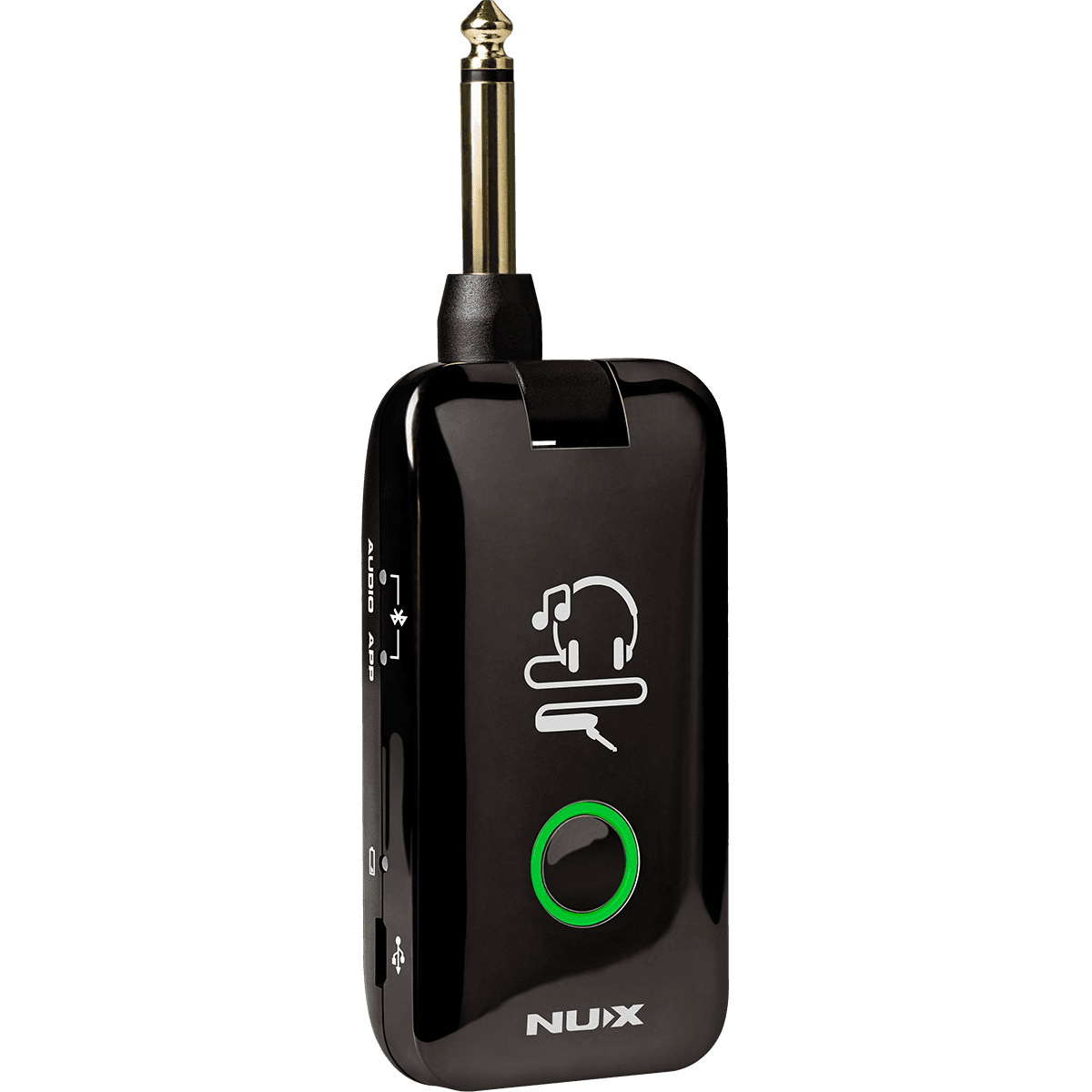 MIGHTY-PLUG by NUX | Portable Guitar and Bass Amp Modeling Earphone Amplug | MP-2