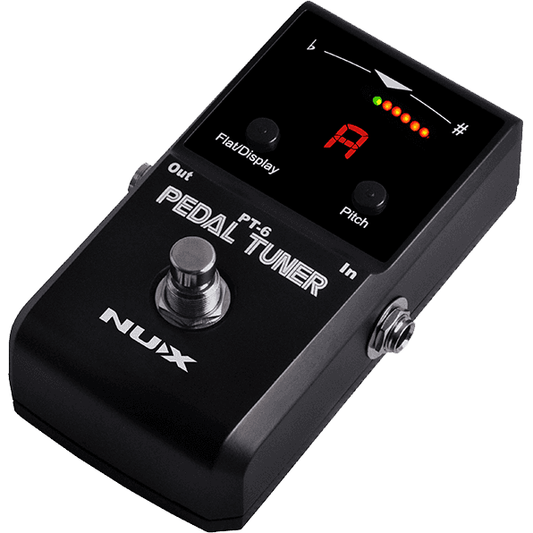 MNU PT6 Pedal Tuner by NUX | Easy to Use and Accurate | Bright Display Perfect for On Stage