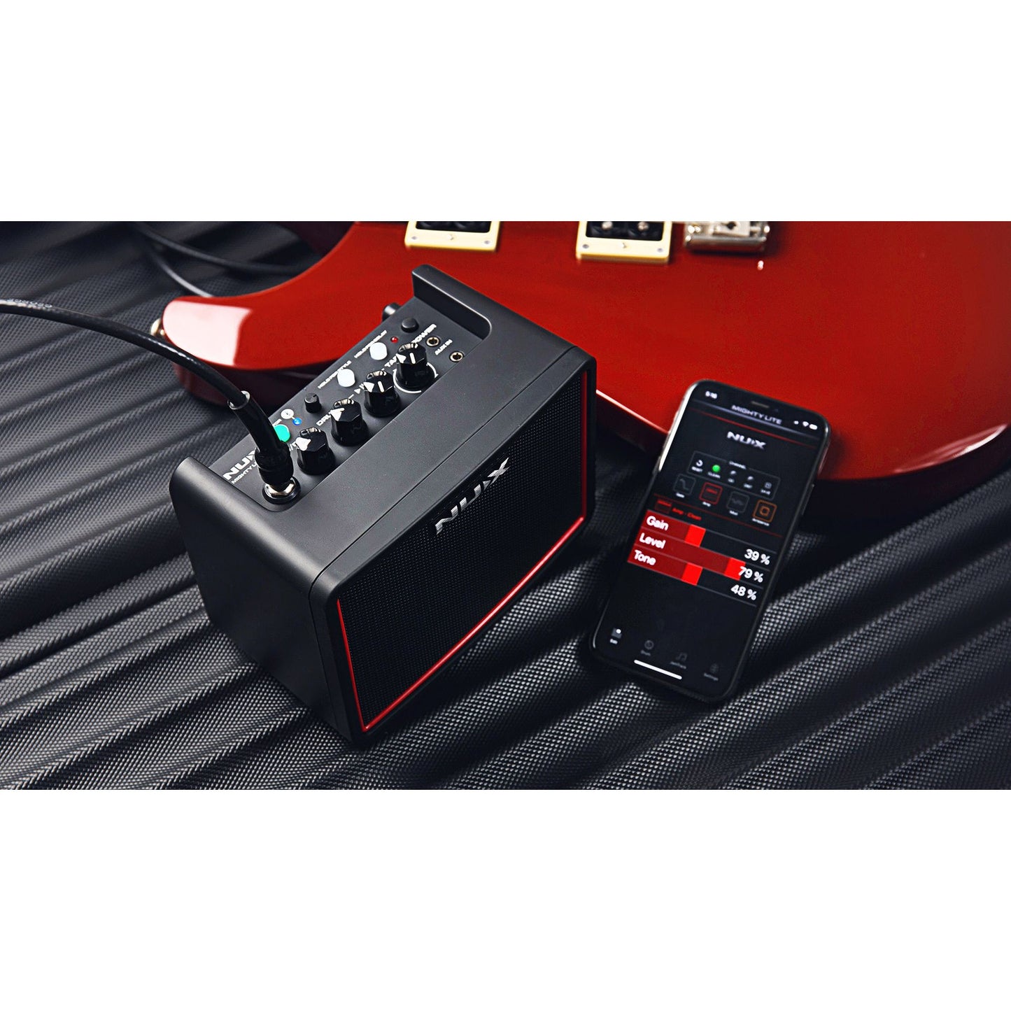 MIGHTYLITE BT MK2 by NUX | 3 Watt Mini Portable Guitar Amplifier | Bluetooth Control | MNU MIGHTYLITEBT-MK2