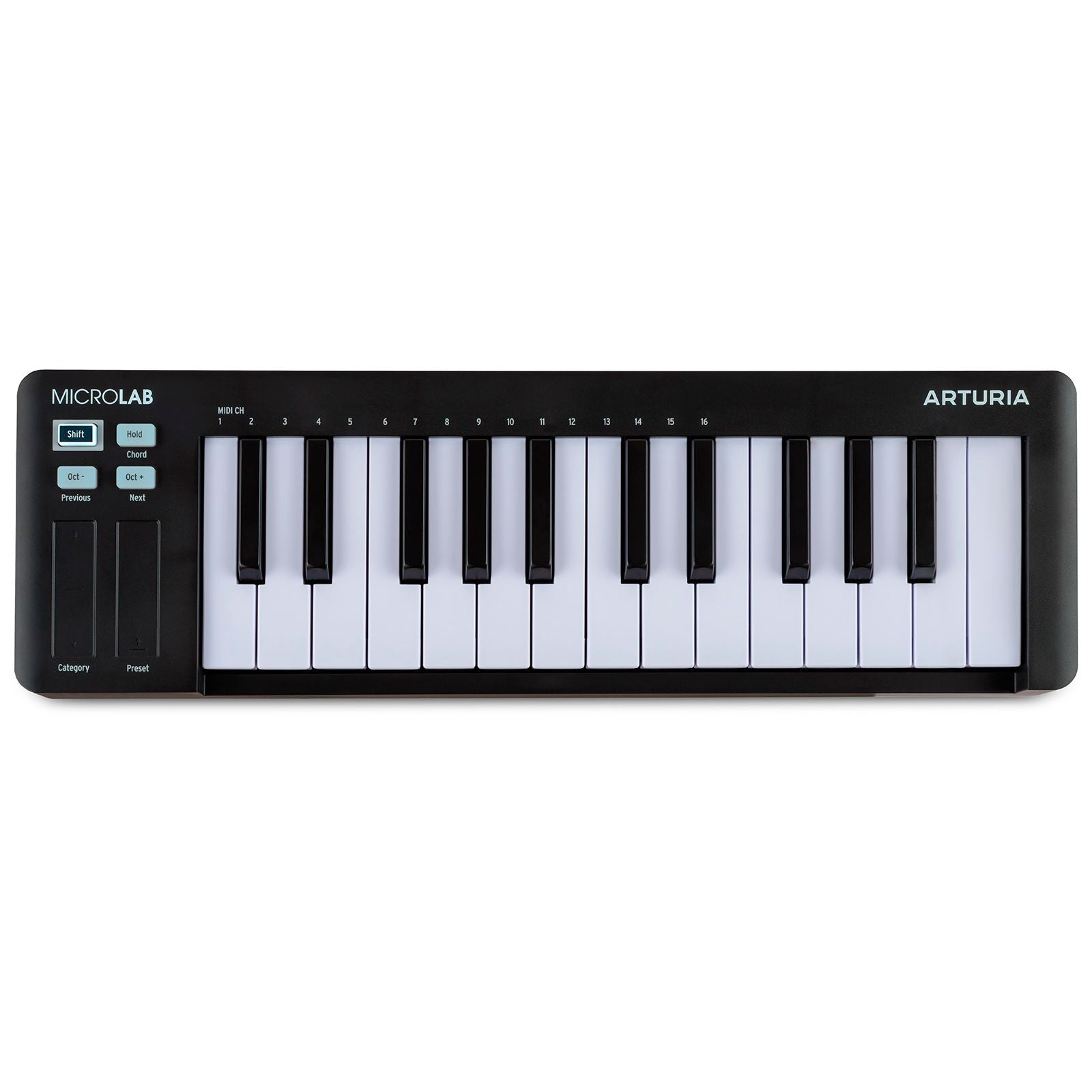 Arturia MicroLab MK3 | 25-Key MIDI Controller | Included Software | Black