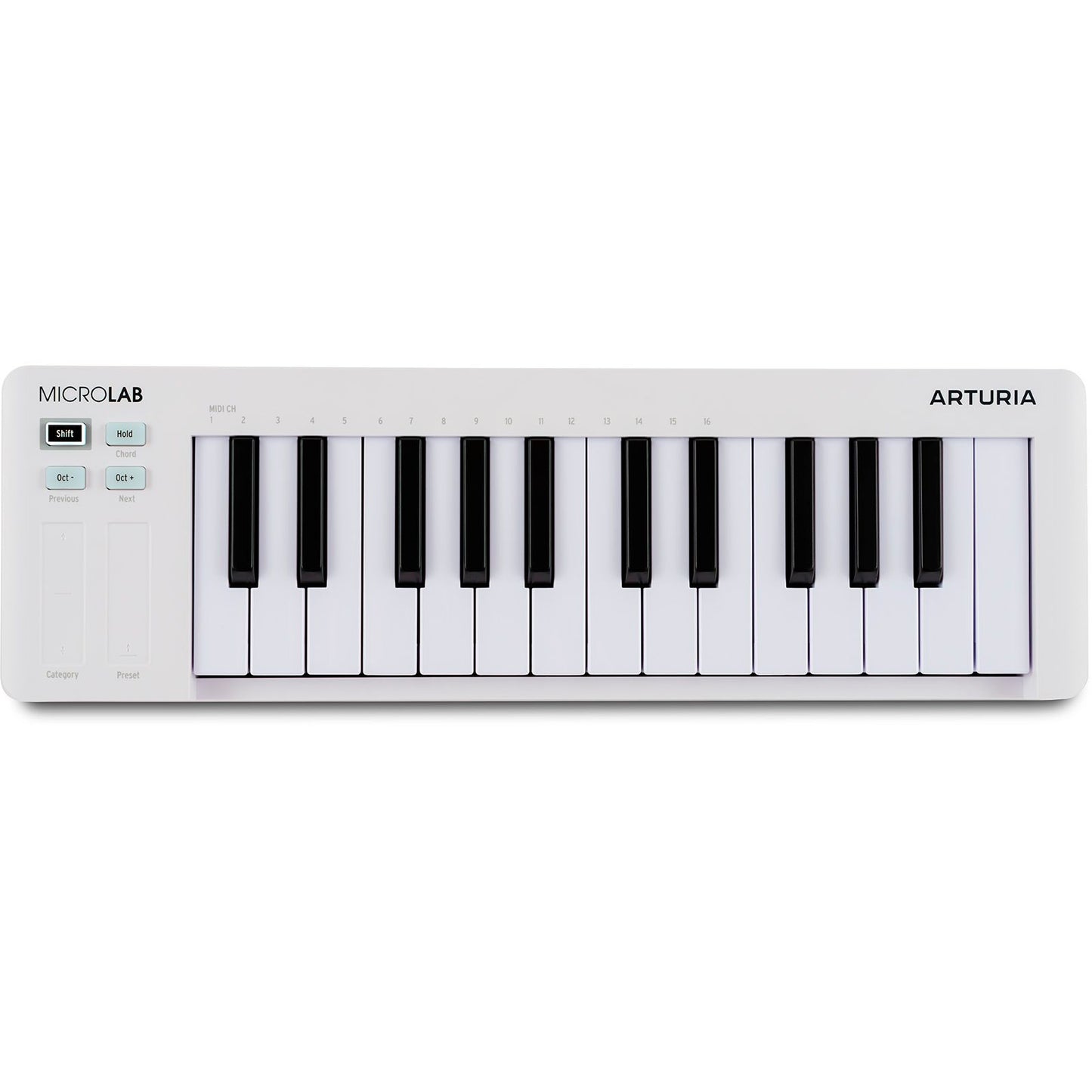 Arturia MicroLab MK3 | 25-Key Controller Keyboard | Included Software | White