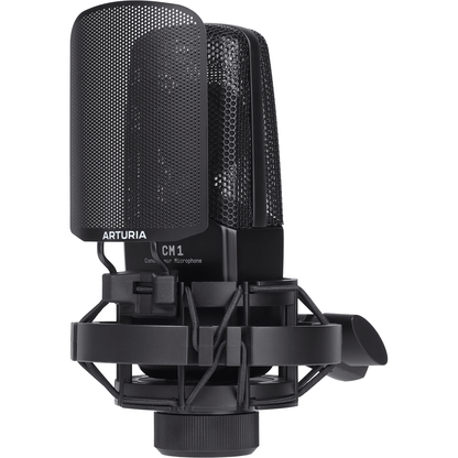 Arturia MiniFuse Recording Pack Podcast Bundle | Includes Audio Interface MiniFuse2, Condenser Microphone CM1, Studio Headphones EF1, XLR Cable | Black