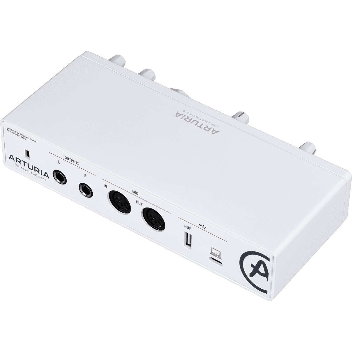 Arturia MiniFuse 2 White | 2 Channel USB C Audio Interface | Includes Software Bundle