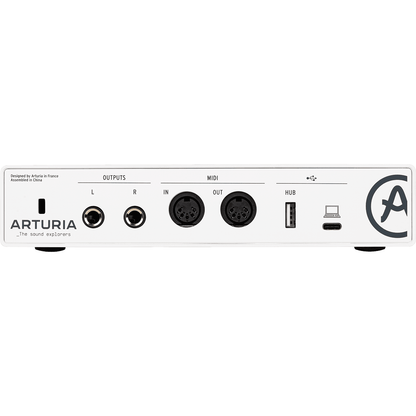 Arturia MiniFuse 2 White | 2 Channel USB C Audio Interface | Includes Software Bundle