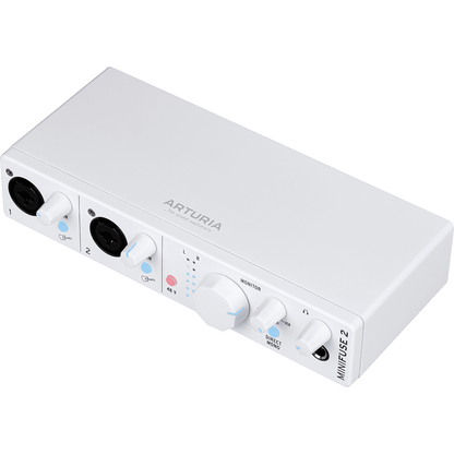 Arturia MiniFuse 2 White | 2 Channel USB C Audio Interface | Includes Software Bundle