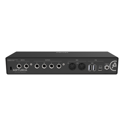 Arturia MinFuse 4 | Black | 4-in/4-out USB-C Audio Interface (USB 2.0 Compatible) |2 Mic/Line/Instrument Preamps | 2 Line Inputs | 5-pin MIDI DIN I/O | Included Software Suite - Mac/PC