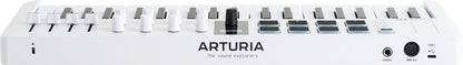Arturia MiniLab 3 | 37-Key USB-C MIDI Keyboard Controller with 8 Encoders | 8 Velocity/Pressure Sensitive RGB-backlit Pads | 4 Sliders | Software Included
