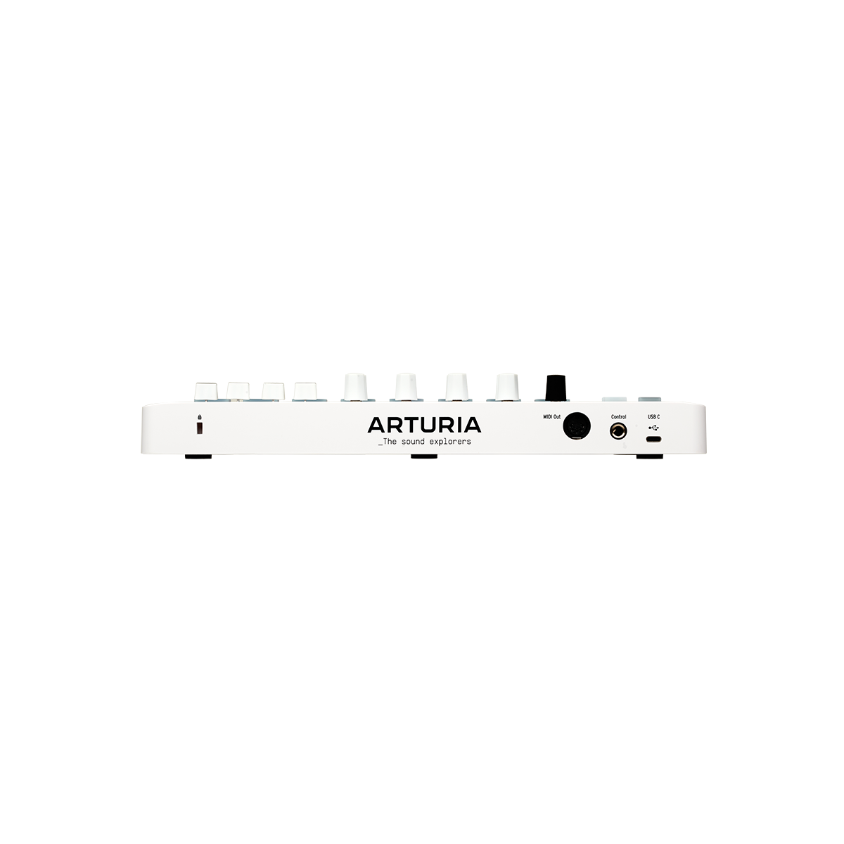 Arturia MiniLab 3 | 25-note USB-C MIDI Keyboard Controller with 8 Encoders | 8 Velocity/Pressure Sensitive RGB-backlit Pads | 4 Sliders | Software Included