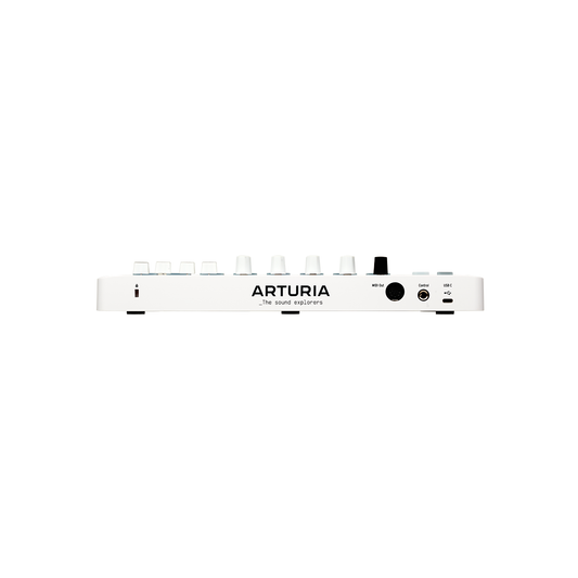 Arturia MiniLab 3 | 25-note USB-C MIDI Keyboard Controller with 8 Encoders | 8 Velocity/Pressure Sensitive RGB-backlit Pads | 4 Sliders | Software Included