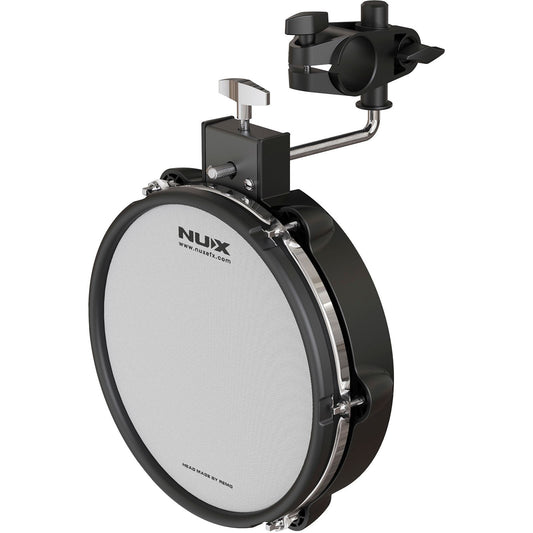 NUX Tom Set for DM-8 and DM-7X Digital Drum Kits | 8” Tom, Stand, Small Joint and Cable