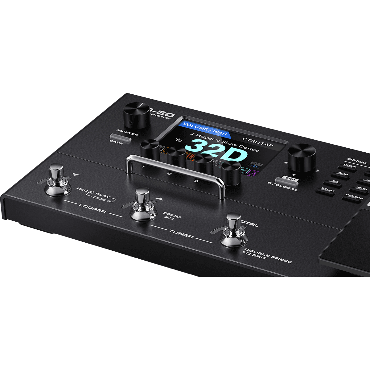 MG30 Modeler and Multi Effects by NUX | Hundreds of Effects | Large LCD Screen | Over 30 IR's Built In