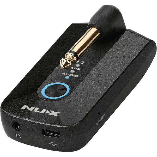 MIGHTY-PLUG PRO by NUX | Portable Guitar and Bass Amp Modeling Earphone Amplug | MP-3 | MNU MIGHTY-PLUG-PRO