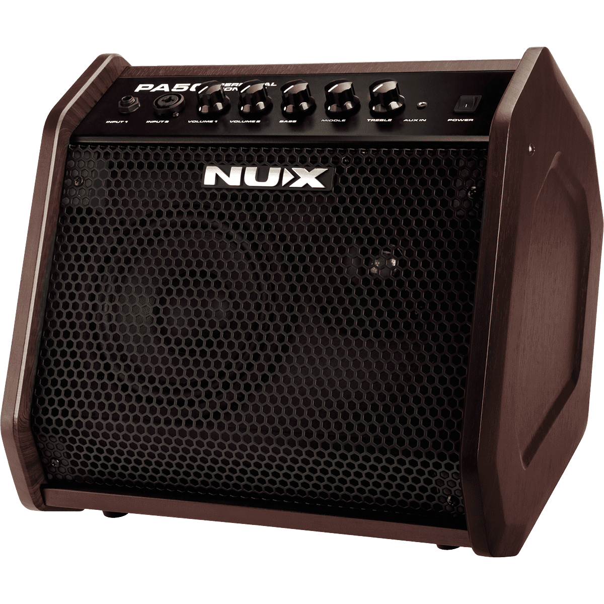 NUX PA50 | 50-watt Amplifier |  2-Channel With an Ultra-Sensitive 6.5-Inch Driver | Personal Monitoring