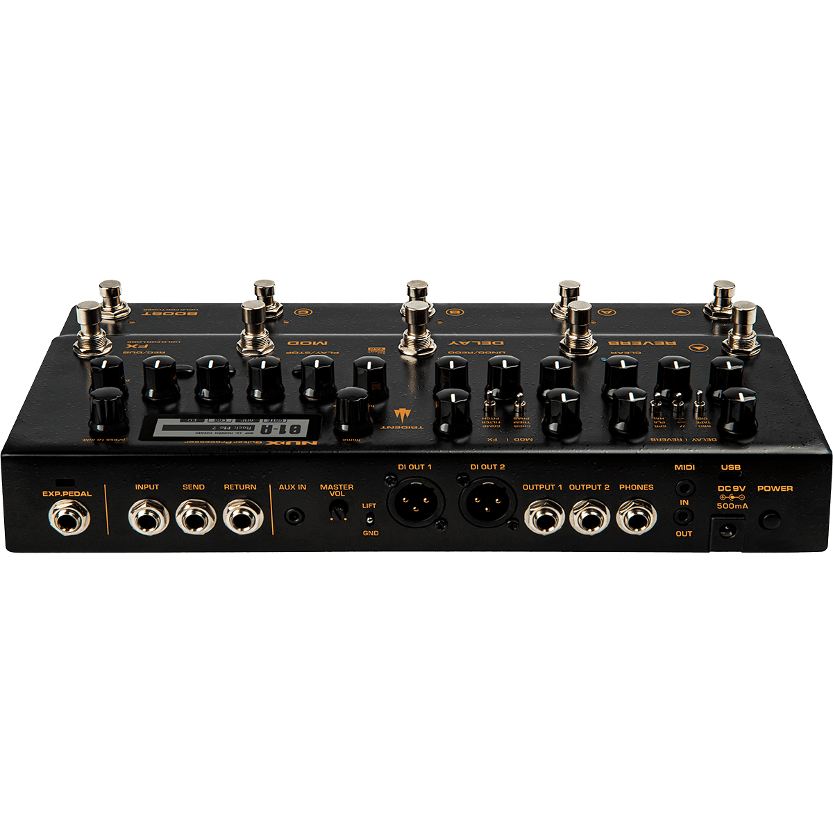 NUX Trident Electric Guitar Processor | 27 Cabinet Simulations | 96 Presets