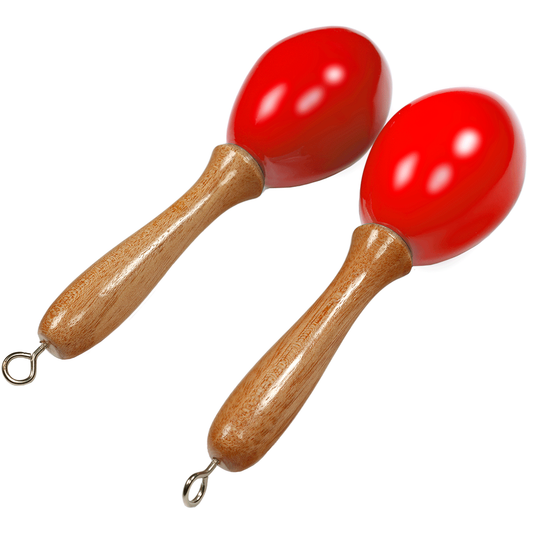 Red Maracas by Tanga | PTA MARACAS-ROUGE-S | Small Hand Percussion