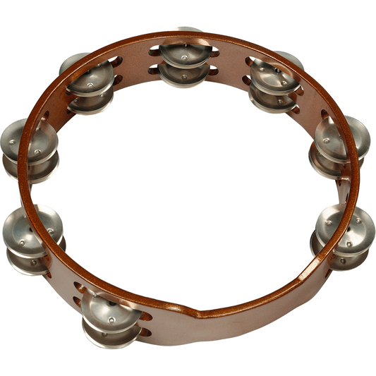 Tambourine by Tanga | PTA TAMBOURINE-10 | 16 Pairs of Jingles