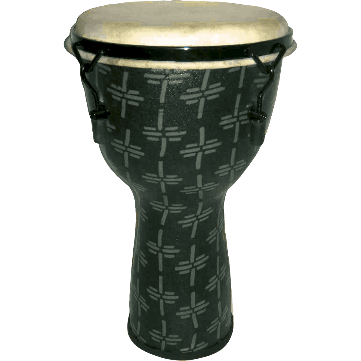 9.5" Fibreglass Djembe | Easily Tuneable | Natural Design by Tanga | TDFIBD95-16LG