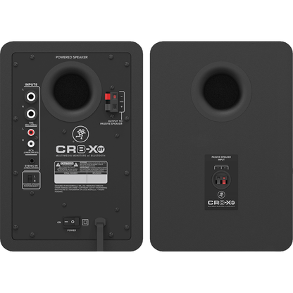 Mackie CR8-XBT Bluetooth 8 inch Multimedia Monitors (Pair) | 8" Active Studio Monitors | High Quality Studio Sound with Excellent Bass Response