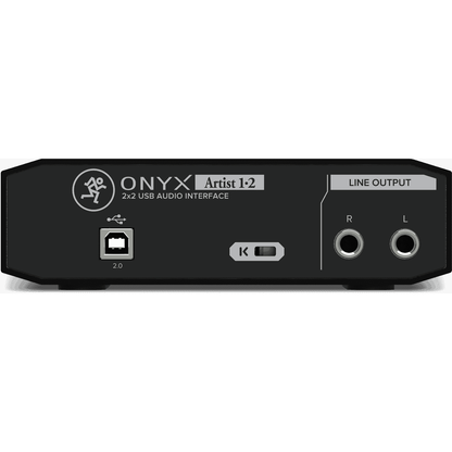 Mackie Onyx Artist 1.2 USB Audio Interface | 2 Ins/2 Outs | Includes Recording Software and Plugins | Perfect for Singer-Songwriters