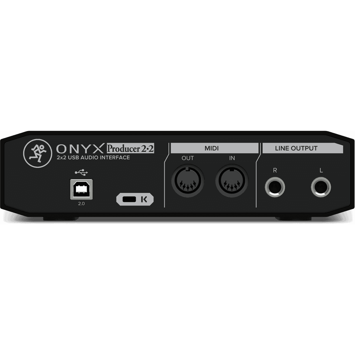 Mackie Onyx Producer 2.2 USB Audio Interface | 2-in-2-out USB 2.0 Audio Interface | MIDI I/O | 24-bit/192kHz | 2 Onyx Mic Preamps | Zero-latency Direct Monitoring | Software Bundle