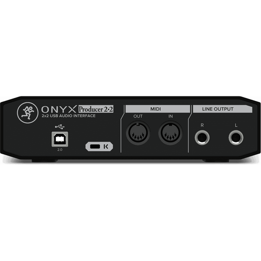 Mackie Onyx Producer 2.2 USB Audio Interface | 2-in-2-out USB 2.0 Audio Interface | MIDI I/O | 24-bit/192kHz | 2 Onyx Mic Preamps | Zero-latency Direct Monitoring | Software Bundle