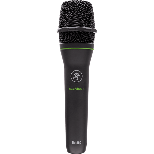 Mackie EM-89D Dynamic Microphone | Includes Cable, Mic Clip and Carry Case | Perfect for Live Vocals, Guitar Amps and Drums | EleMent Series