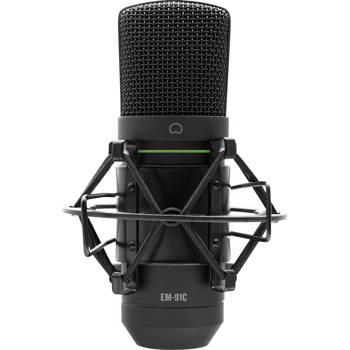 Mackie EM-91C Large-diaphragm Condenser Microphone | Includes Shock mount and Cable | Suitable for Studio and Stage