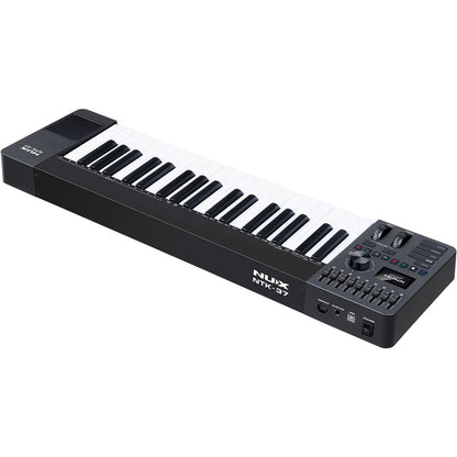 NUX NTK-37 MIDI Master Keyboard | 37-Key Keyboard with 9 Faders and 8 Potentiometers | Included Software