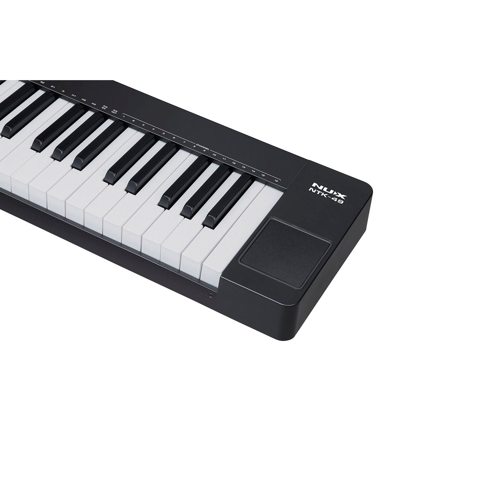 NUX NTK-49 MIDI Master Keyboard | 49-Key Keyboard with 9 Faders and 8 Potentiometers | Included Software