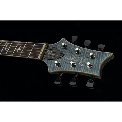 PRS SE Zach Myers Signature Semi-Hollow Electric Guitar in Myers Blue | ZM3MC | PRS Gig Bag Included