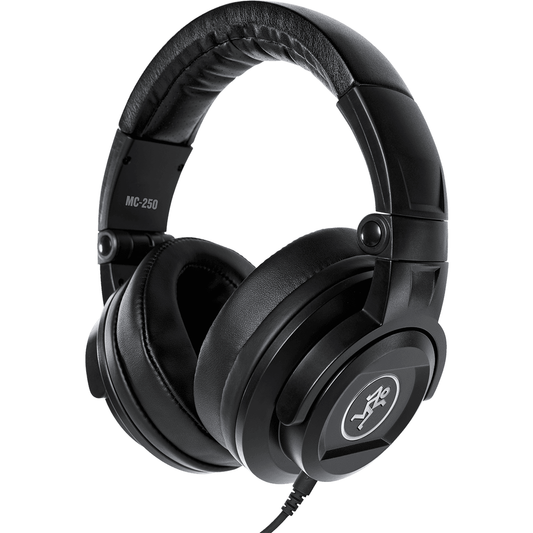 Mackie MC-250 Professional Closed-back Headphones | 50mm Transducer | Padded Headband | Collapsible Design