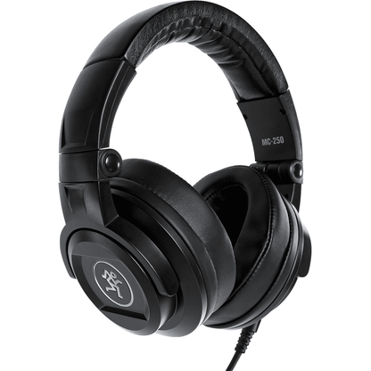 Mackie MC-250 Professional Closed-back Headphones | 50mm Transducer | Padded Headband | Collapsible Design