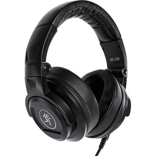 Mackie MC-250 Professional Closed-back Headphones | 50mm Transducer | Padded Headband | Collapsible Design