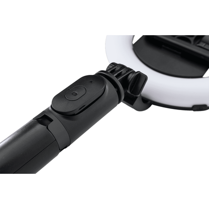 Mackie mRING-6 Ring Light | 6” Battery Powered with Convertible Selfie Stick