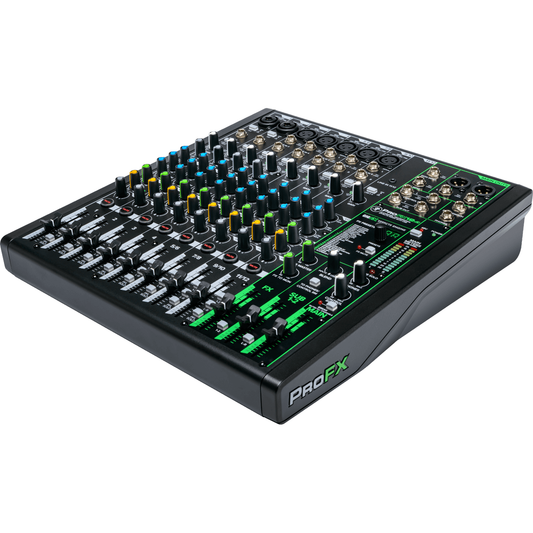 Mackie ProFX12v3 12-channel Mixer with USB and Effects | Built-In USB Interface | Includes Recording Software | Suitable for Studio and Stage