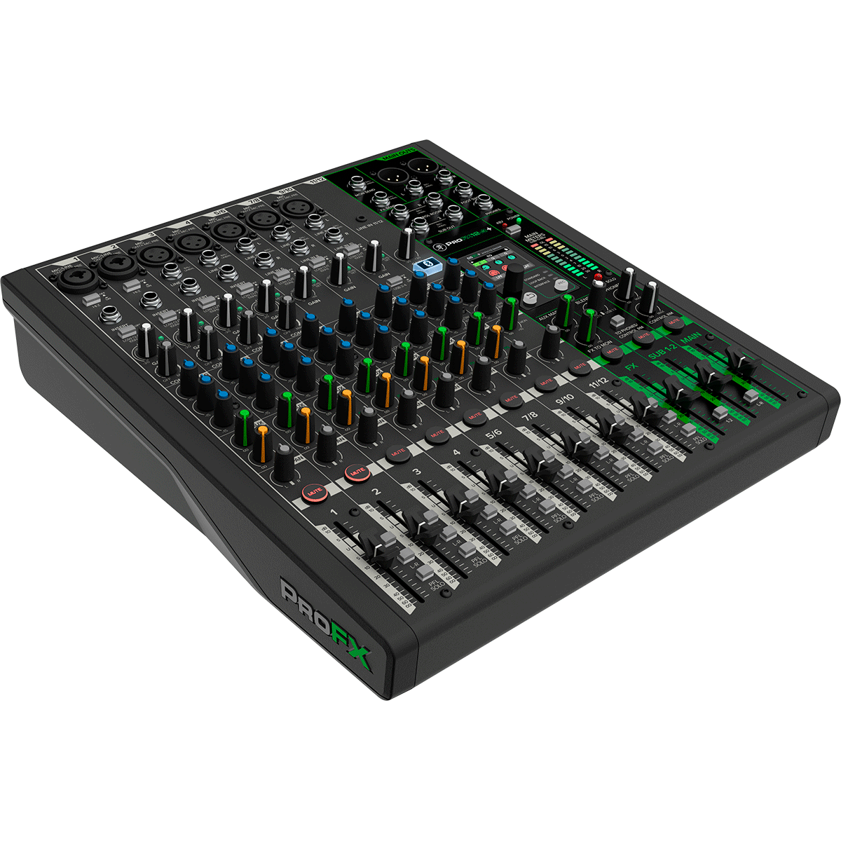 Mackie PROFX12V3+ 12-Channel Analog Mixer | Pro Effects and Digital EQ | Bluetooth